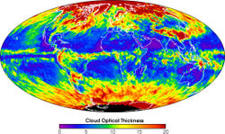 Global scheme of cloud optical thickness